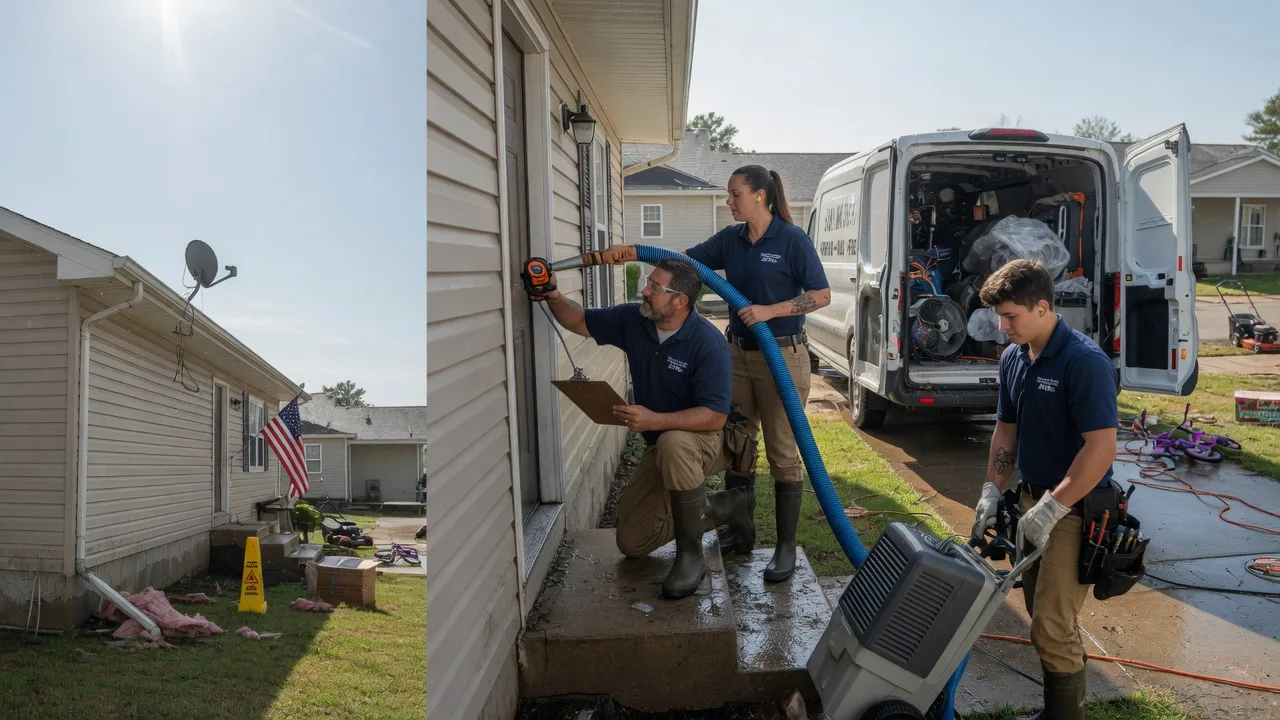 Ceiling Water Damage Restoration in Waelder, TX near me